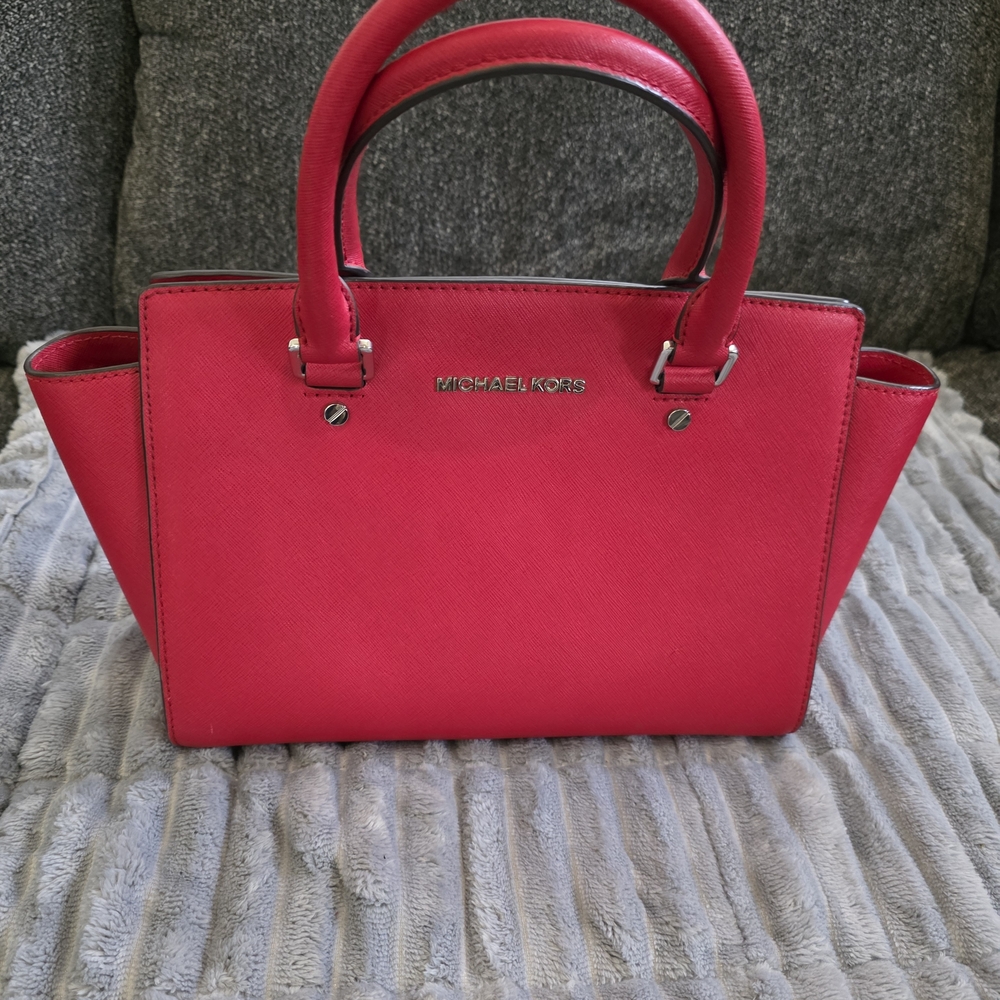 Michael Kors Red Satchel